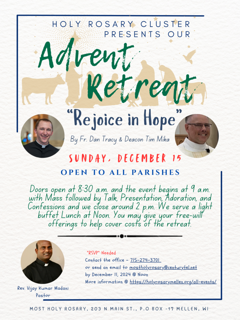 Advent Retreat - "REJOICE IN HOPE"