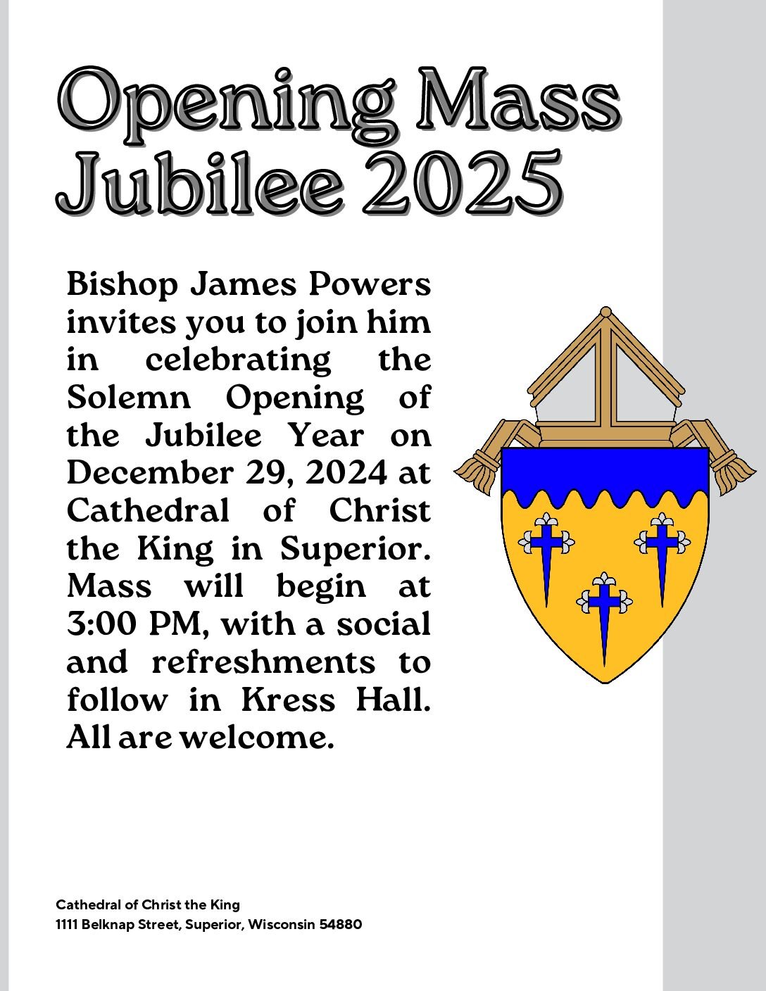 Jubilee Opening Mass