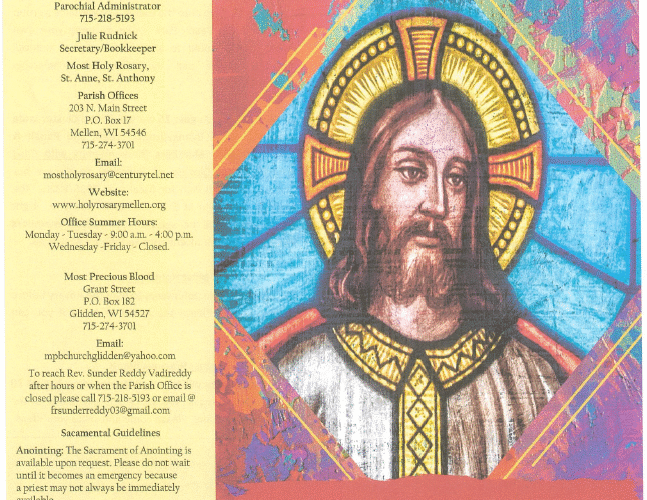 August 17, 2025 – 20th Sunday Ordinary Time
