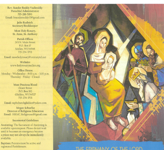 January 1, 2026 Epiphany of the Lord