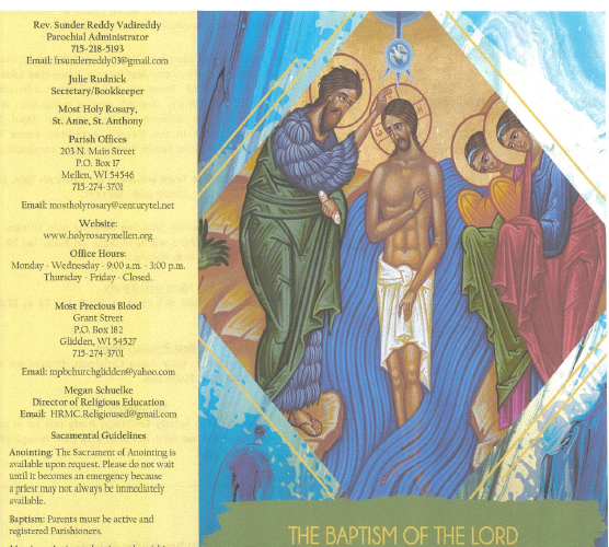 January 11,2026 The Baptism of the Lord