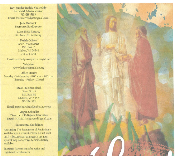 March 1, 2026  2nd Sunday of Lent