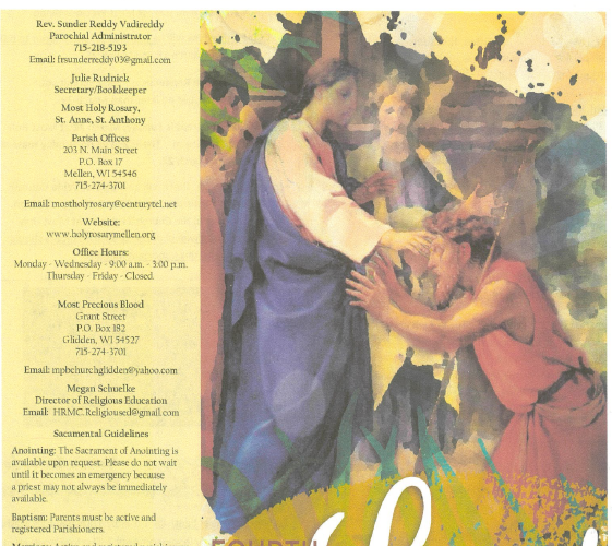 March 22, 2026  5th Sunday of Lent