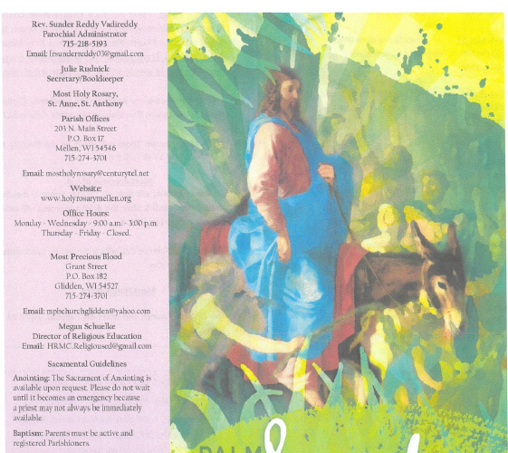 March 29, 2026 Palm Sunday