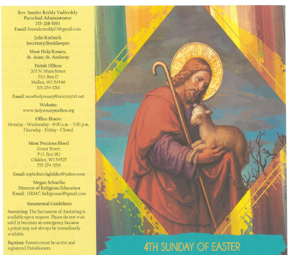 April 26, 2026 – Fourth Sunday of Easter