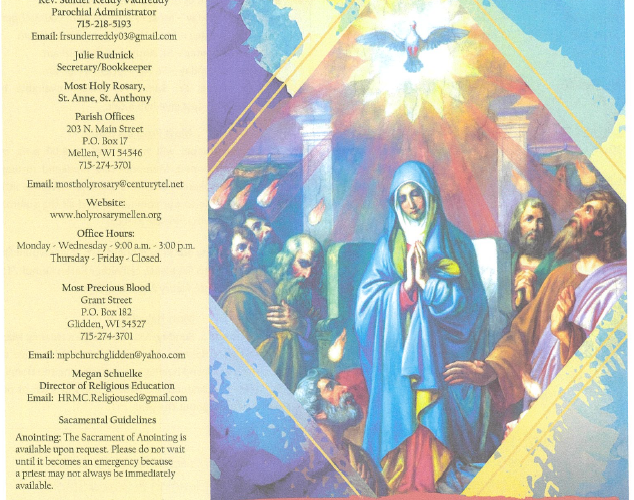 May 24, 2026 Pentecost Sunday