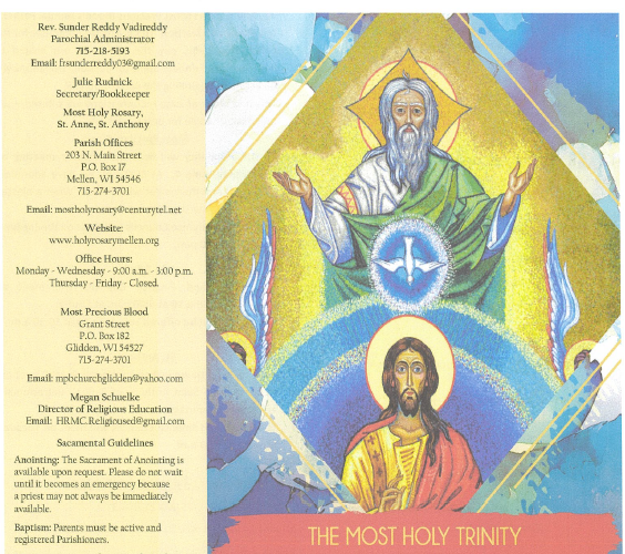 May 31, 2026 – Most Holy Trinity