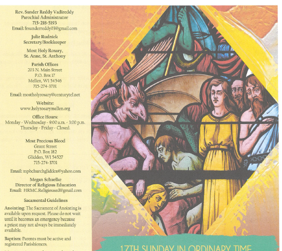 July 26-17th Sunday Ordinary Time