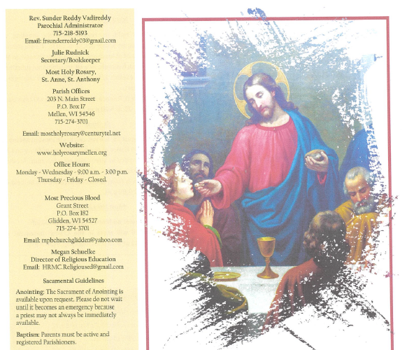 August 2-18th Sunday Ordinary Time